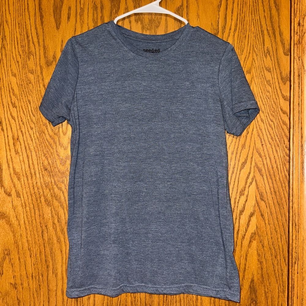 Heathered Blue Short‎ Sleeve Tee
